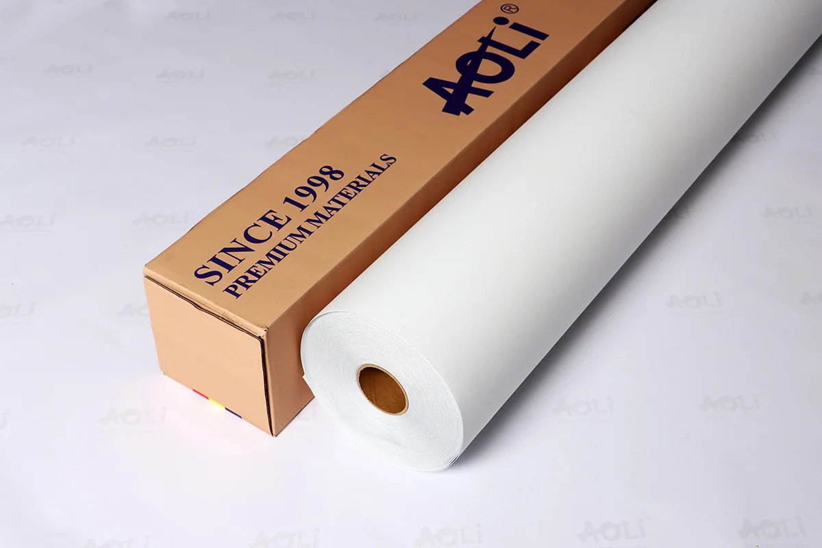 Aoli eco printing Good weather resistance fine art canvas roll primed white canvas painting for large canvas roll