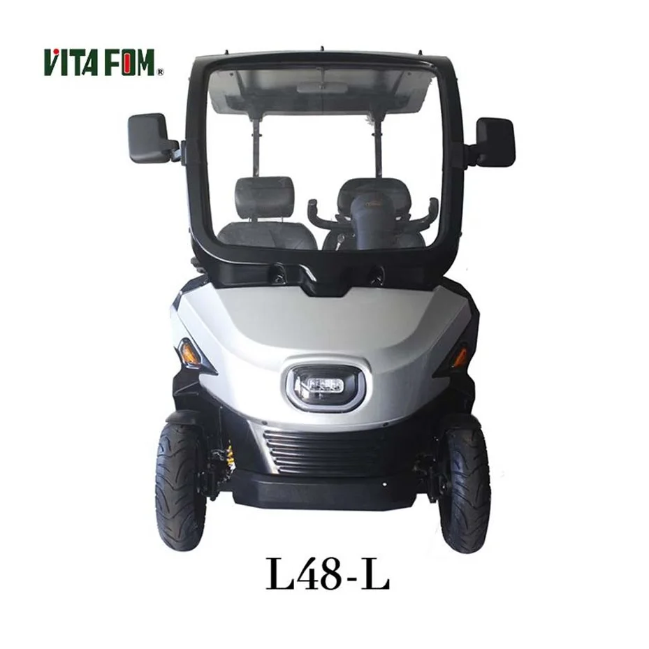 Price Cheap Chinese Golf Cart 1500W 4 Wheel 2 Seat Electric Mobility Scooters With Roof For Suitable Adults And Elderly