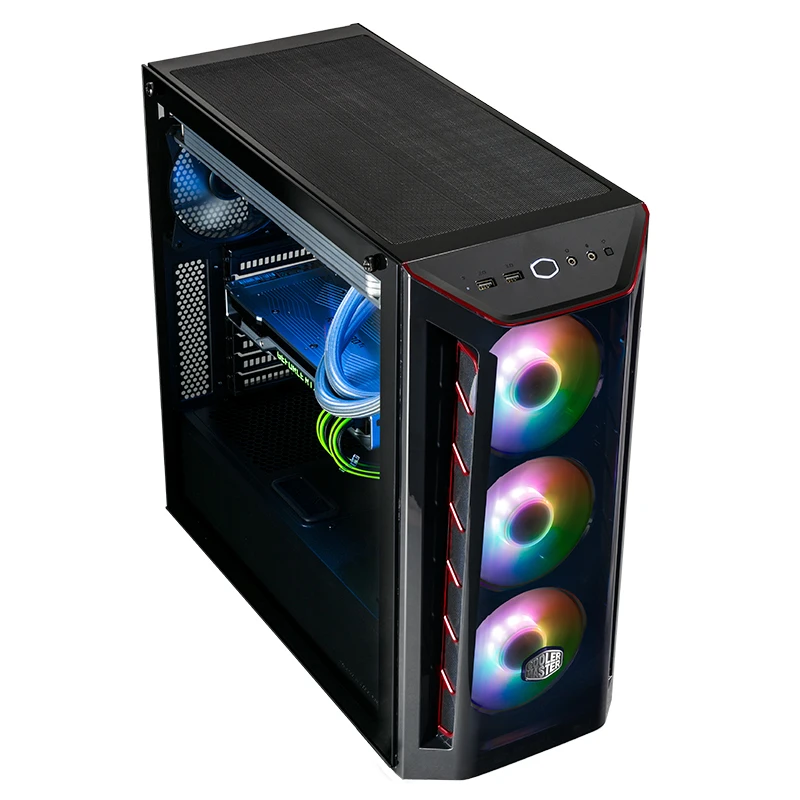 
Hot Sale Mini Computer Case MASTERBOX MB520 TG Middle Tower Case PC Gaming CASE Mini Tower 