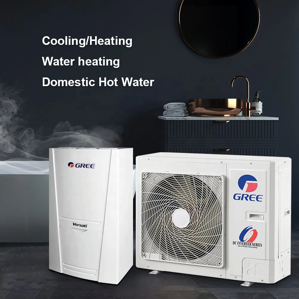 Gree Versati II энергосберегающий воздушный смеситель R410a охлаждающий нагреватель воды тепловой насос раздельного типа для жилых помещений