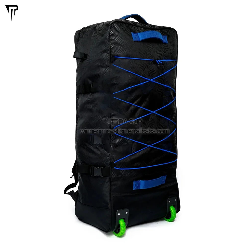 JTRDA inflatable SUP roller bag backpack Customized Durable Inflatable Waterproof Paddle Board Trolley Bag With Wheels