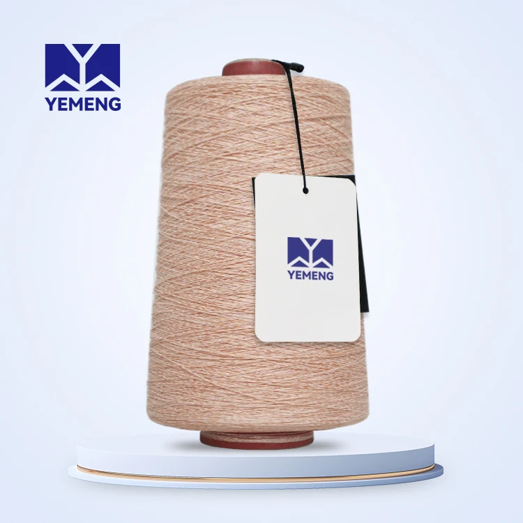 Elastic Solid Top Dyed Knitting Weaving Linen 70% Nylon 30% 1/26NM Linen and Nylon Blended Yarn