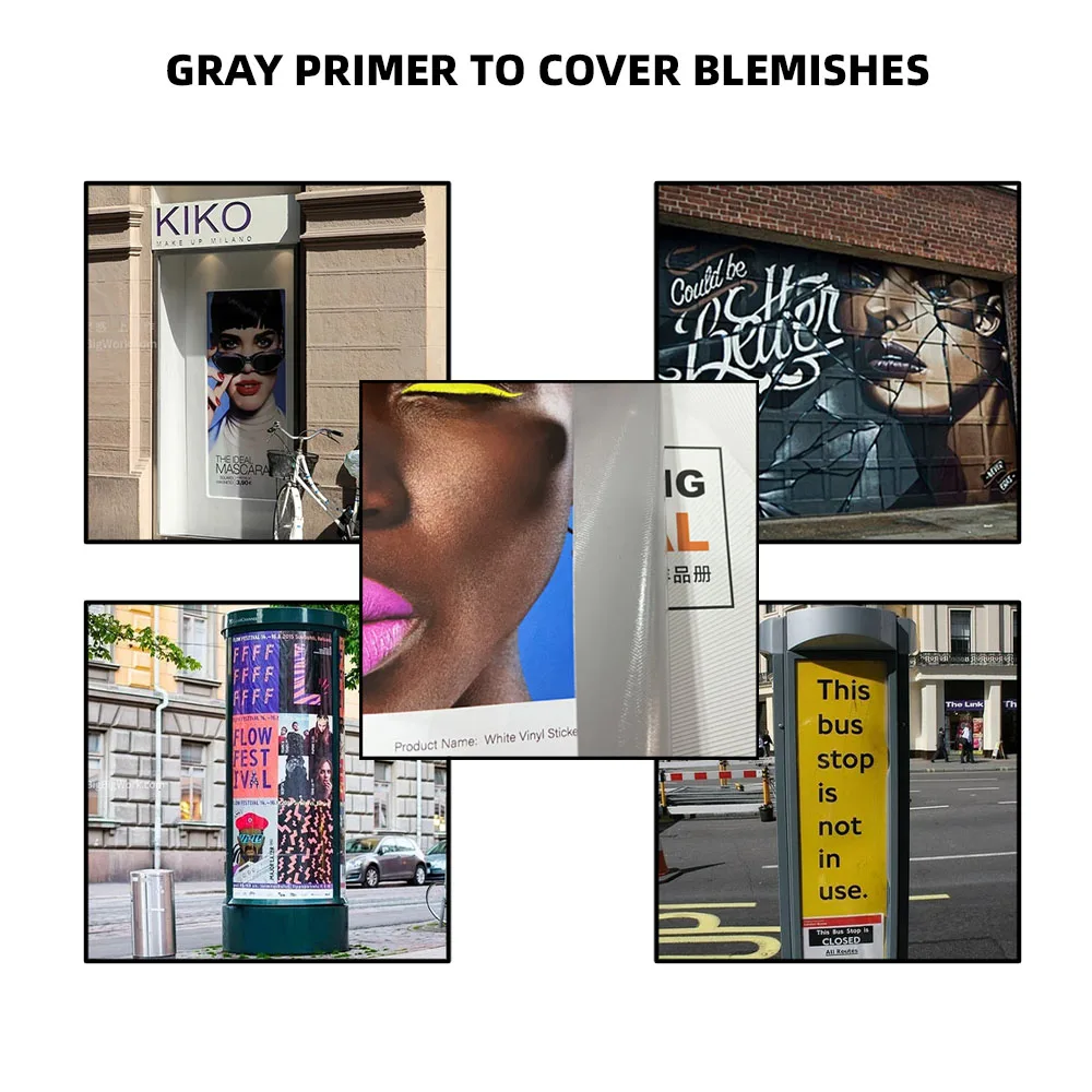 Профессиональный эко-растворитель УФ латекс подходящий глянцевый серый обратный струйный клей дисплей винил