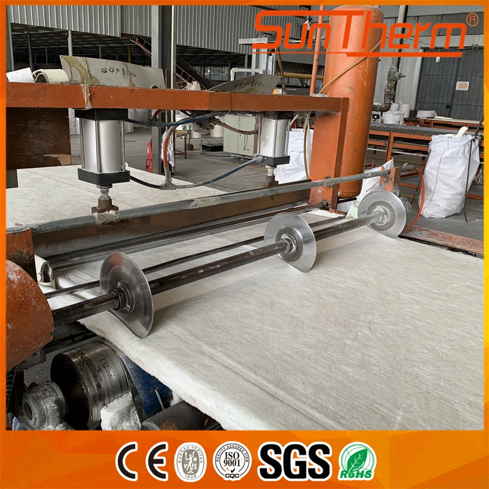 Одеяло из керамического волокна высокой плотности толщиной 10 мм, белое одеяло из 1260 керамического волокна