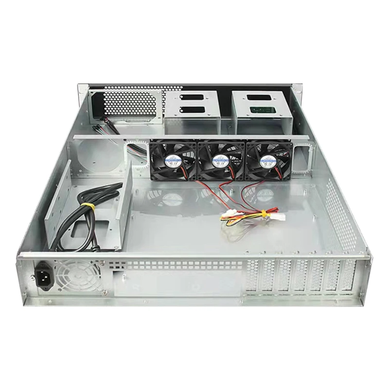 Rackmount Chassis Sheet Metal Casing Cabinet 2U Server Case Hot Swap Nas Case Micro ATX 8 Bay Server Case