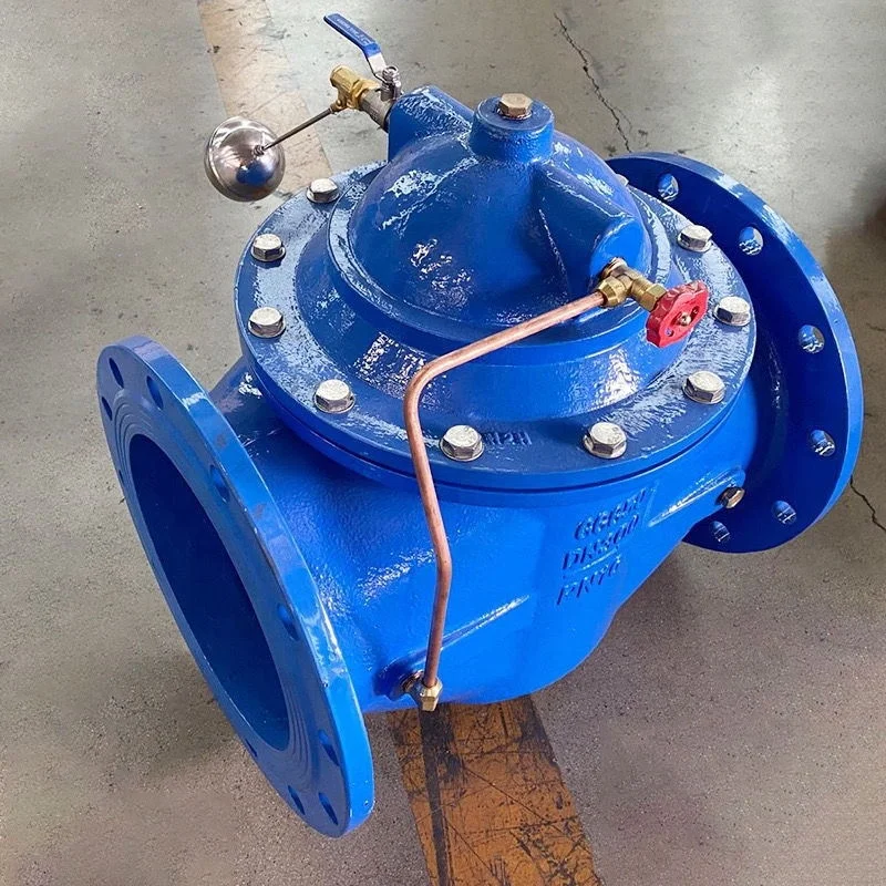 150mm Flange Silencing Remote Control Float Ball Valve Custom Manufacturer 100X Ductile Iron Float Valve for Water Media