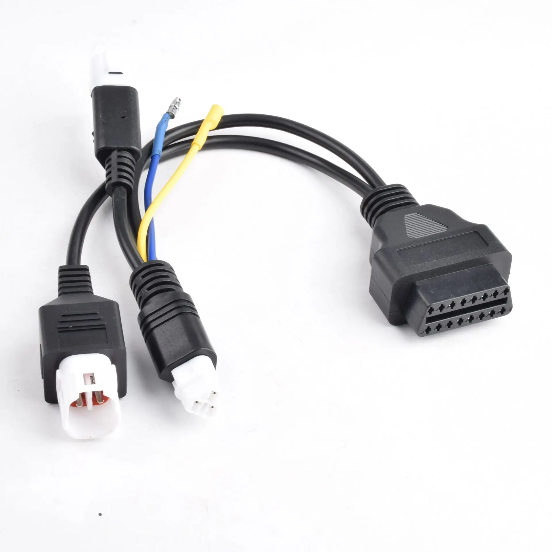 One to Two OBD16pin Connection Cable for Yamaha Motorcycle 3pin+4p