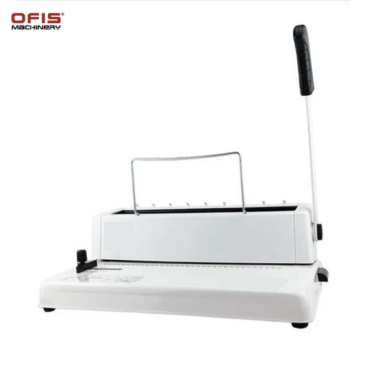 T318 Manual Punch Hole Machine Wire Binding Machine Book Binding Machine