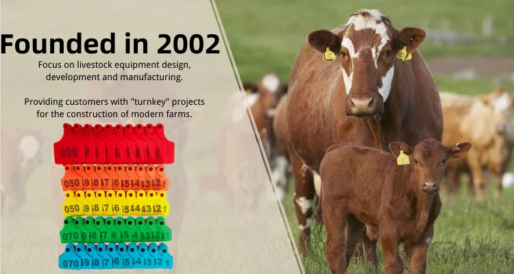 Factory RFID gps piglets cattle ear tags  customize ear tag