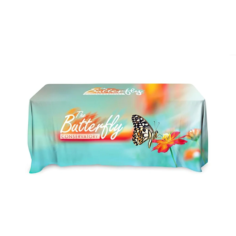 Чехол для стола из полиэфирной ткани, 4 фута, 6 футов, 8 футов