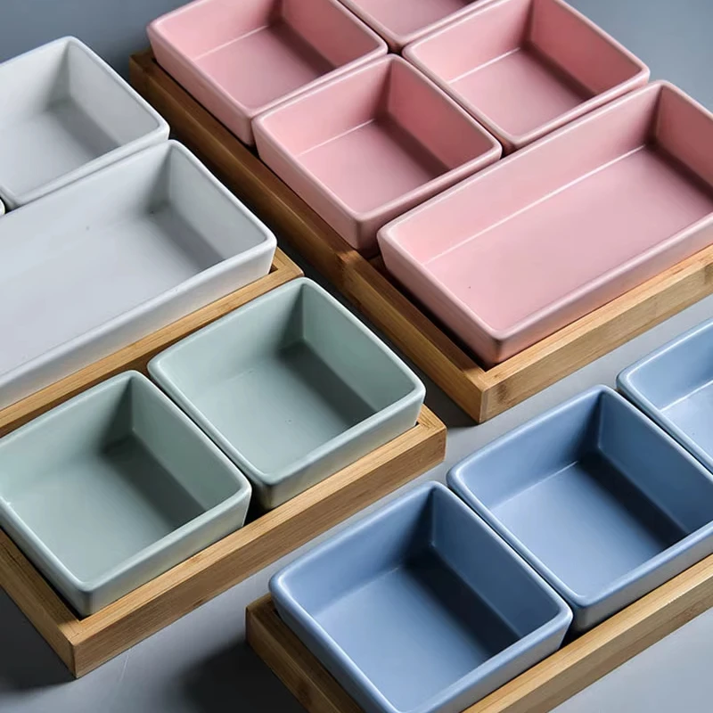 Tempered Ceramic Dinner Plate Porcelain Set Of Rectangular Dinner Free Plates Shipping Glass