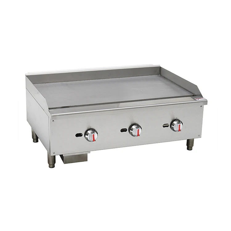 36 Inch  Commercial Counter top Gas Hamburger Pancake Griddle Commercial Gas Griddle