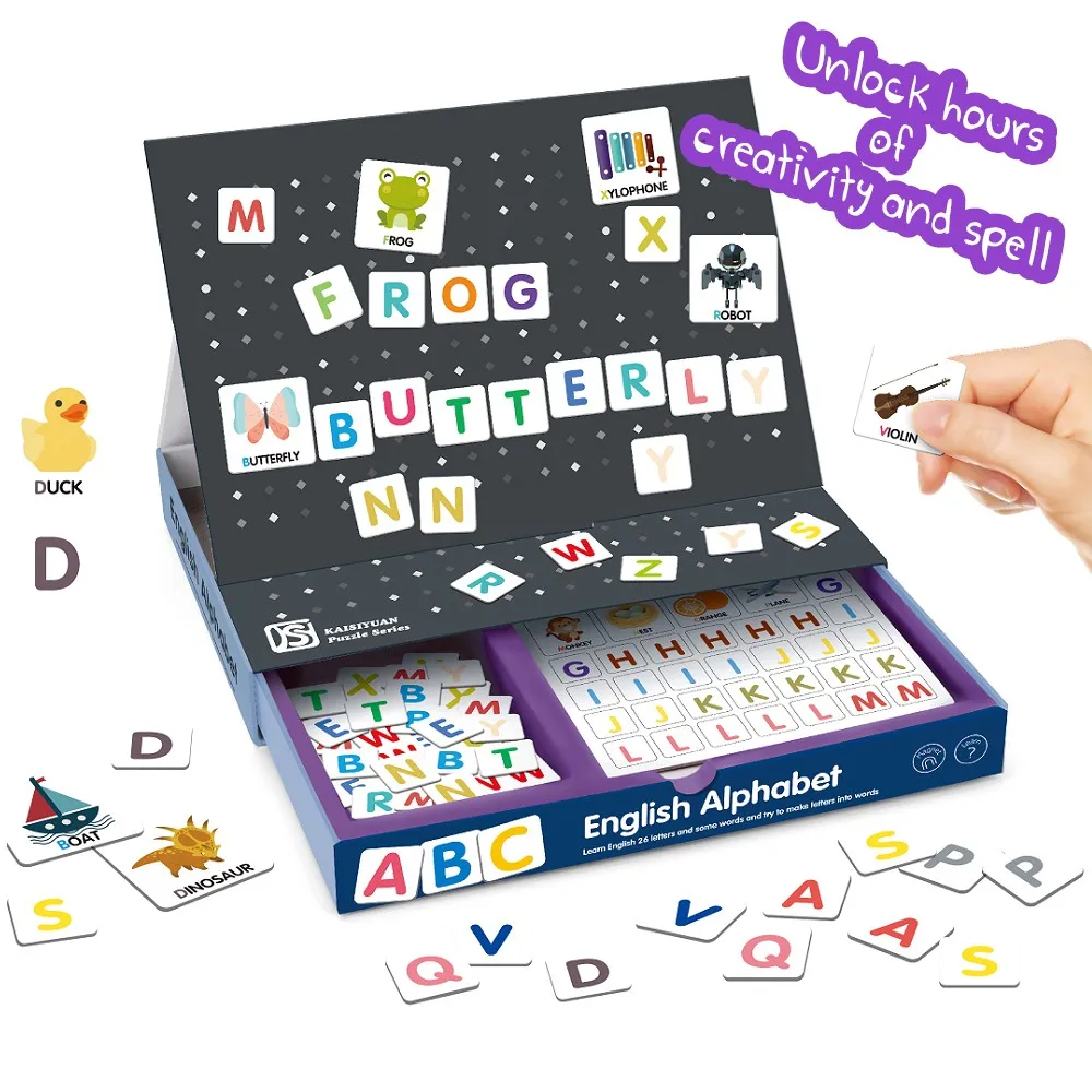 142 ABC Alphabet Magnets for Preschool Toddlers, Educational Fridge Magnet for Classroom