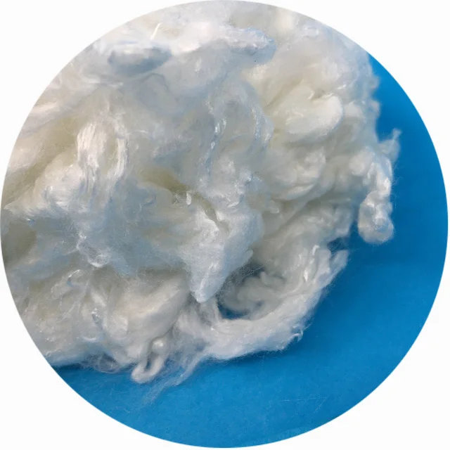 1.2D натуральное сырье, чистое белое бамбуковое волокно для спиннинга