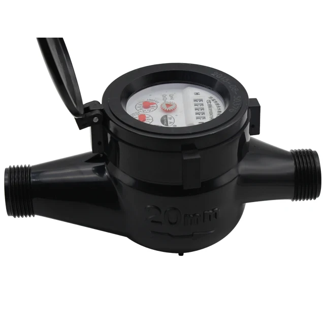 Iso 4064 Class B 20mm Inner Adjustment Device Multi Jet Dry Type Abs Plastic Cold Water Meter