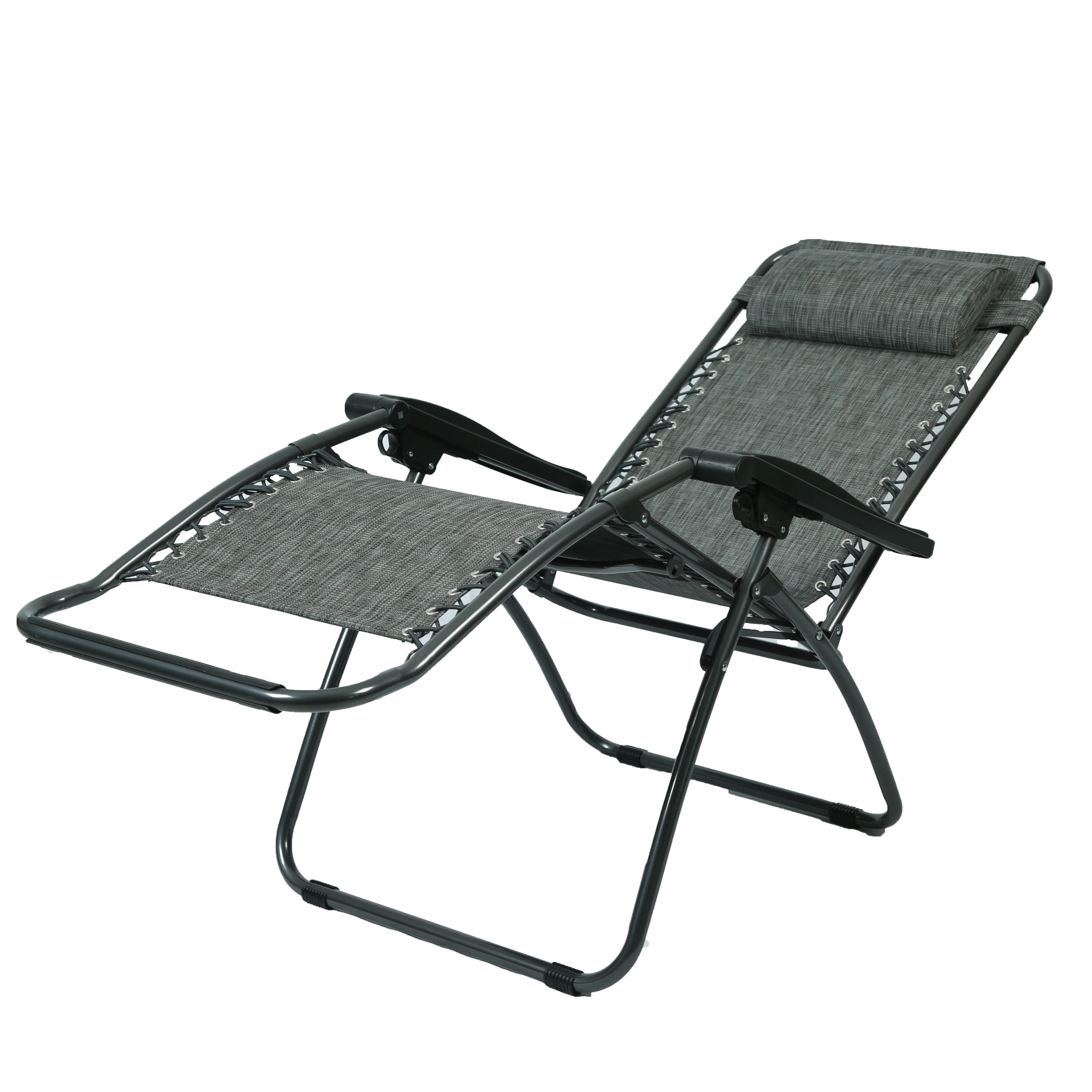 
Outdoor Zero Gravity Chair Folding Sleeping Nap Chair With 7 Gear Adjust 
