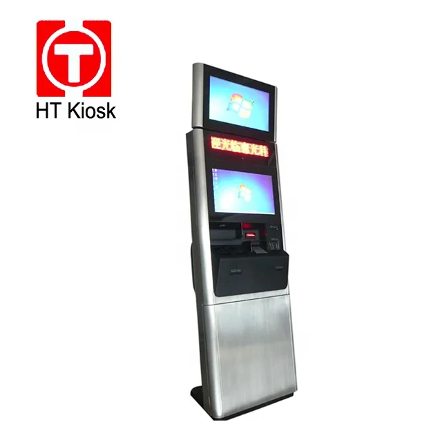 26/42 ads 17 touch screen 16 keys pin pad Bank card reader scanner NFC/RFID self service kiosk customized color