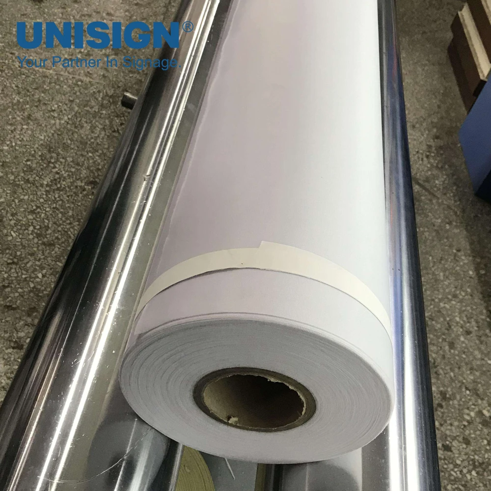 UV Latex print FR waterproof polyester white tent fabric for paper transfer printing and tent displays
