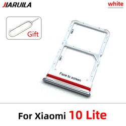 Sim Card Slot Tray Holder For Xiaomi Mi 10 10T Pro Lite SIM Card Tray Slot Holder Adapter Accessories Spare Parts Wholesale