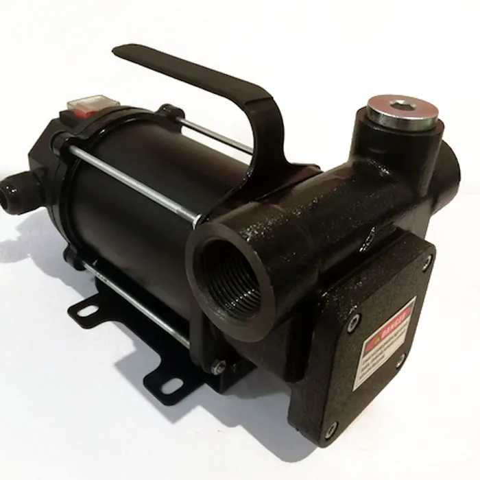 Portable self-priming electric drum oil pump HUTZ 550w 12v 24v dc exproof drum pump OE80D20 electric fuel pump