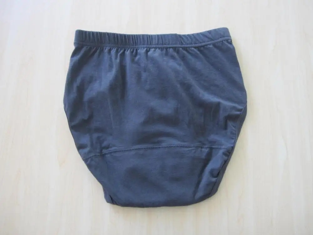 Mens incontinence underwear boxer brief type with moisture pad