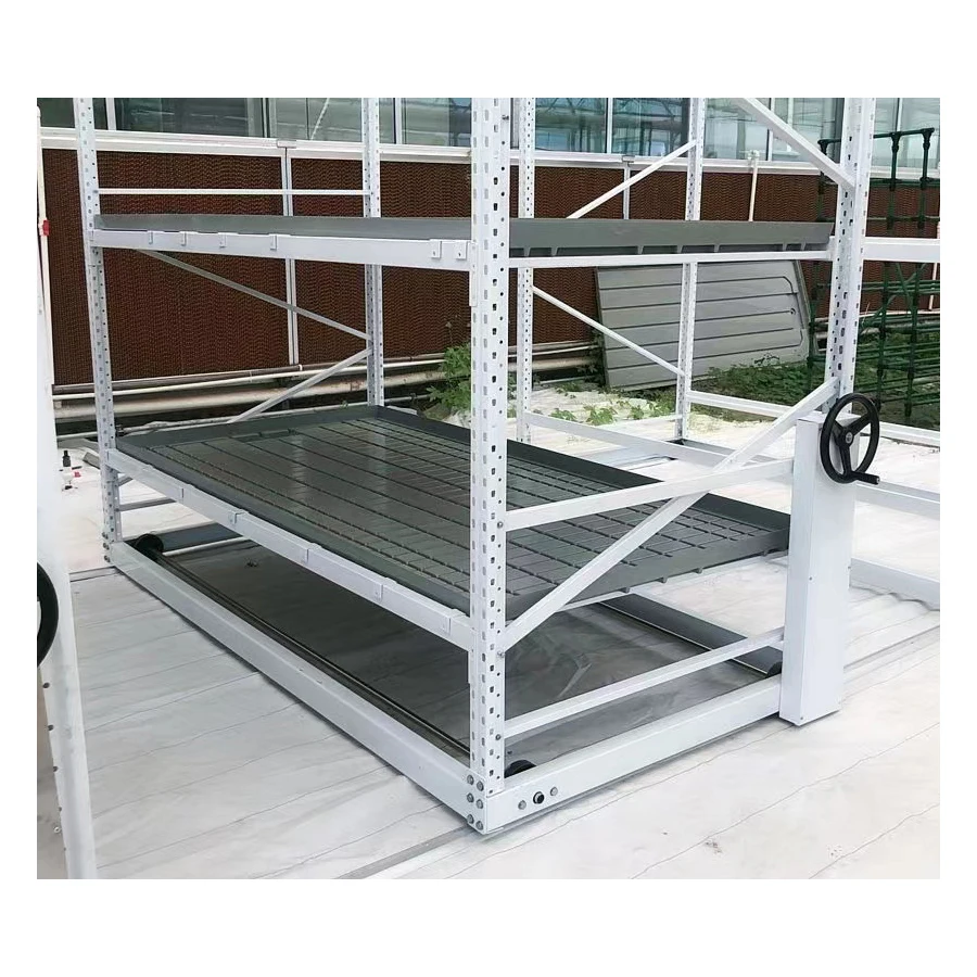 High Quality Ebb And Flow Plant Growing Indoor Rolling Vertical Grow Racks