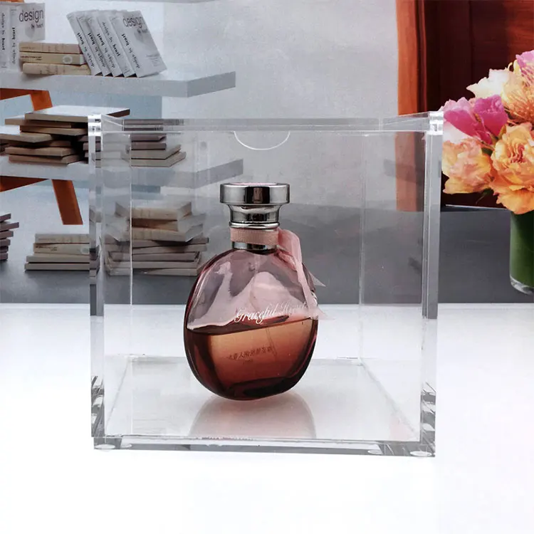 Top Quality 3Mm Thickness Clear Acrylic Box Preserved Roses Box 1/9/16/25/36 Holes Square Acrylic Boxes