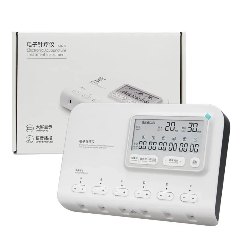 SDZ-V Electric Acupuncture Stimulator Machine With 3 Waveforms Adjustable for Clinical and Relieving Numbnes