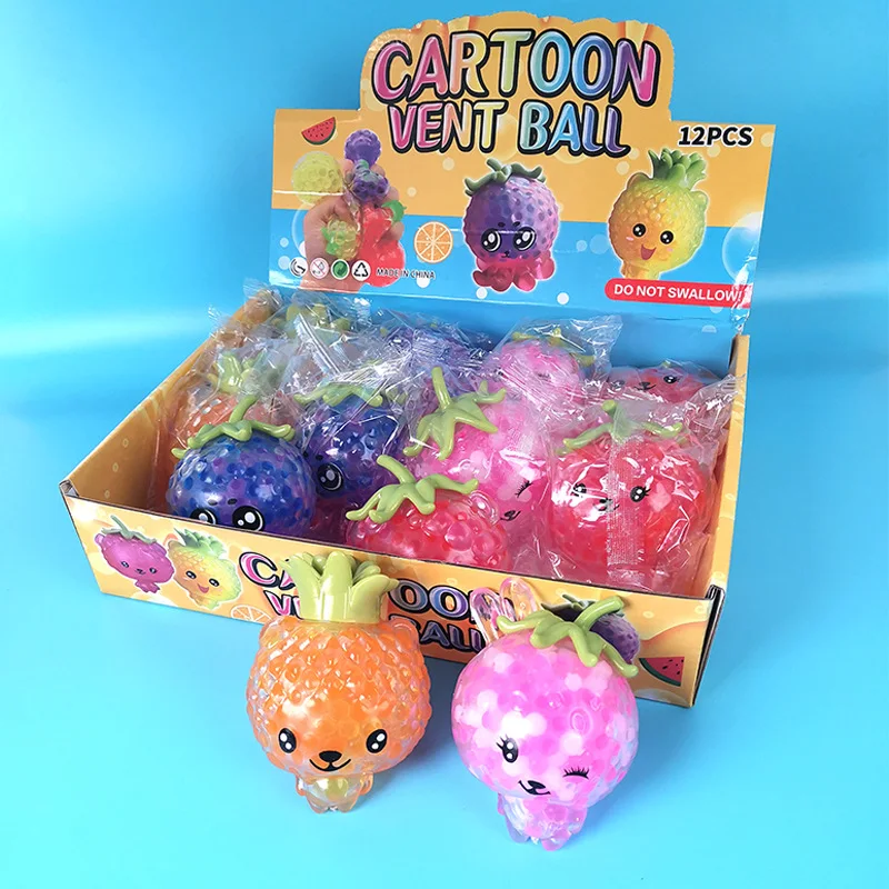 Creative Novelty Cartoon Animal Shaped Vent Ball Water Bead Squeeze Ball Fidget Toys