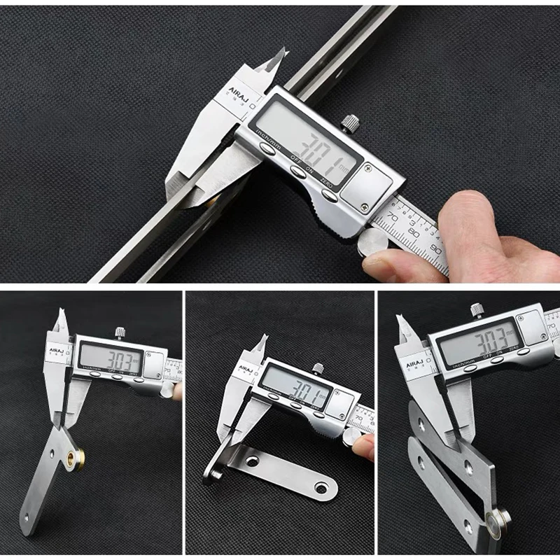 Stainless Steel Wood Kit Swing Double Bi-fold System Compack Set Folding Door Hardware Swing Fittings 180 Degree Bifold