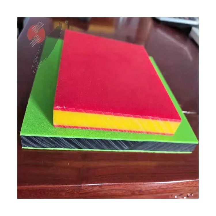 Hard Plastic Board Two Color Uv Resistant HDPE Two Colored Plastic Sheet