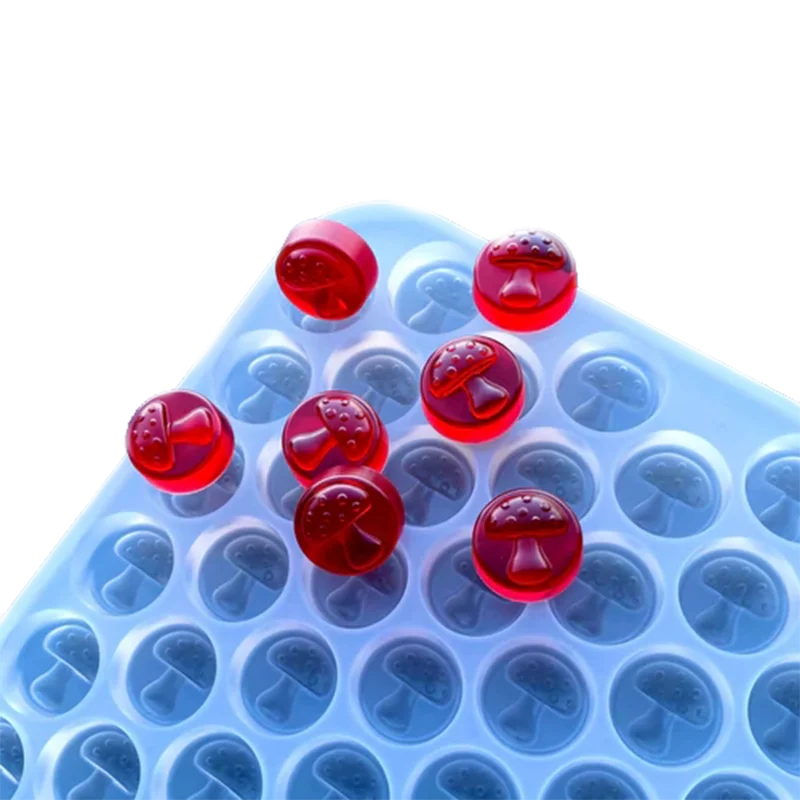 wholesale gummie silicone chocolate candle molds 3d gummy ice resin molds silicone rubber