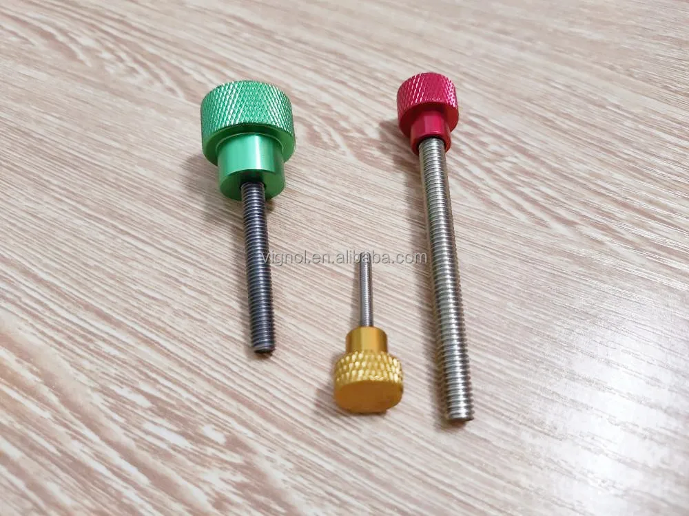 knurled head thumb screws