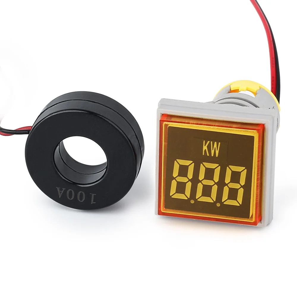 22mm yellow indicator power meter