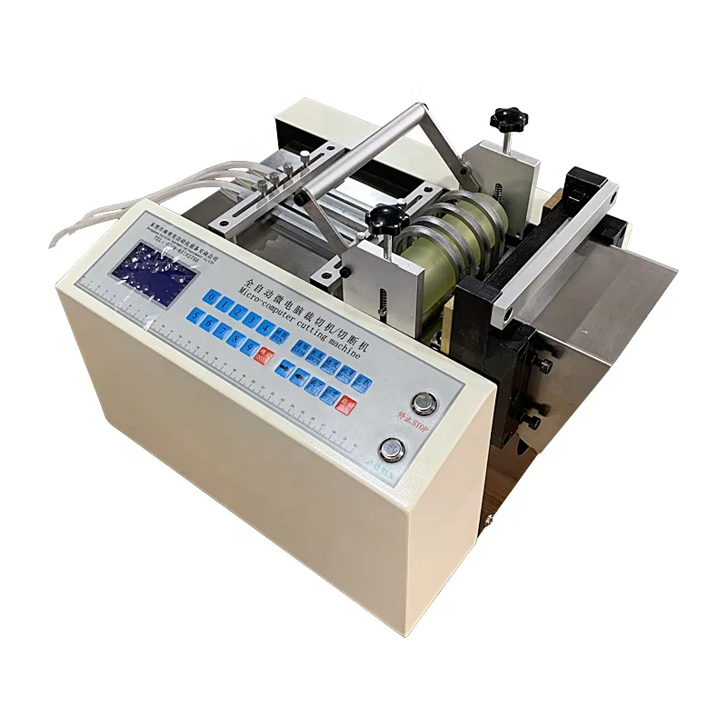 Microcomputer automatic rubber pipe cutting machine corrugated pipe cutting machine pu trachea cutting machine