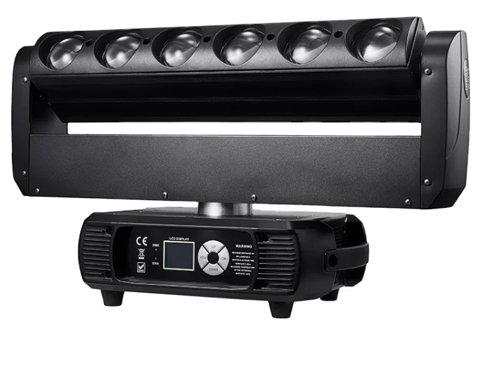 Moving Head Lamp Light With Strong Beam Led 6pcs 60w Full Color Rgbw 4in1 Wash Light