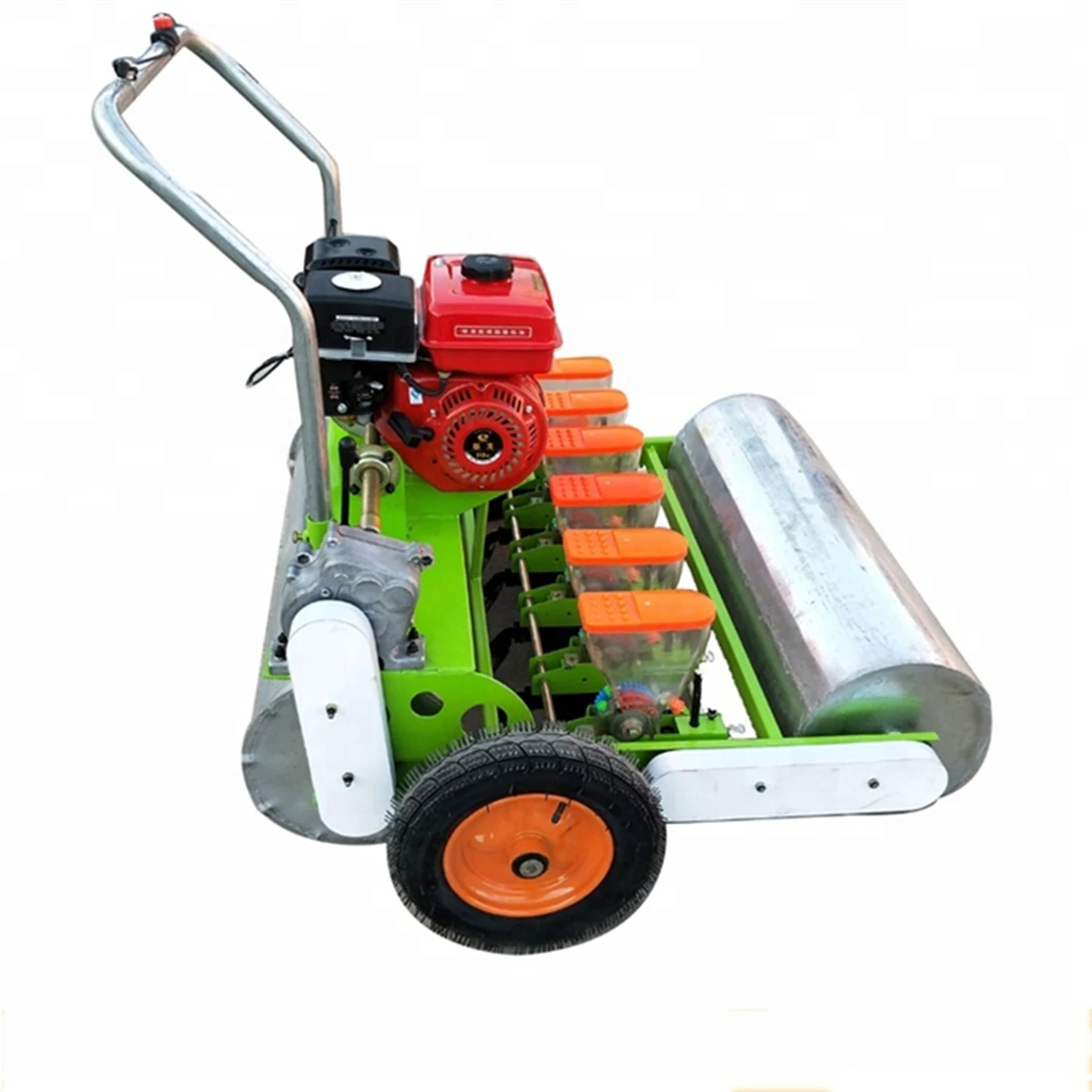 Hand Push Gasoline Vegetable Seeder Onion Spinach Seeding Planter Machine