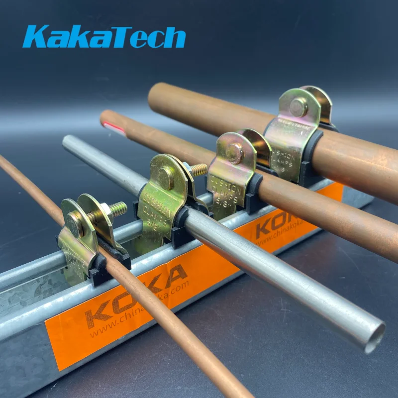 Hot Selling High Temperature Resistant Unistrut Tubing Cushion Clamps 3/8' Strut Cushion Clamps