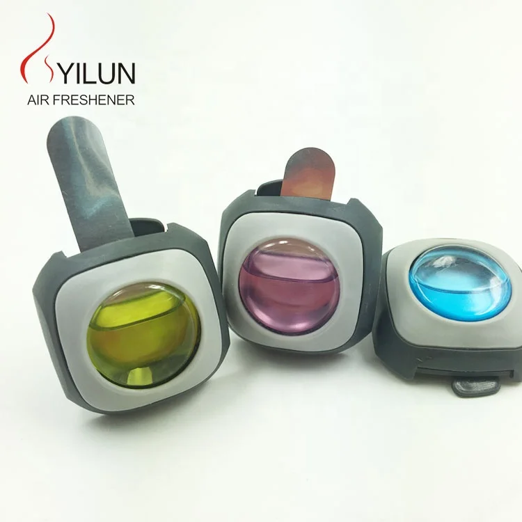 4ml Different colors auto air conditioner air outlet perfume plastic clip liquid membrane air freshener for car vent