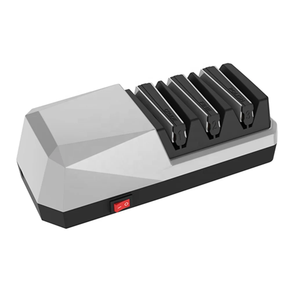 New design high-quality Diamond Hone 3-Stage Electric knife sharpener