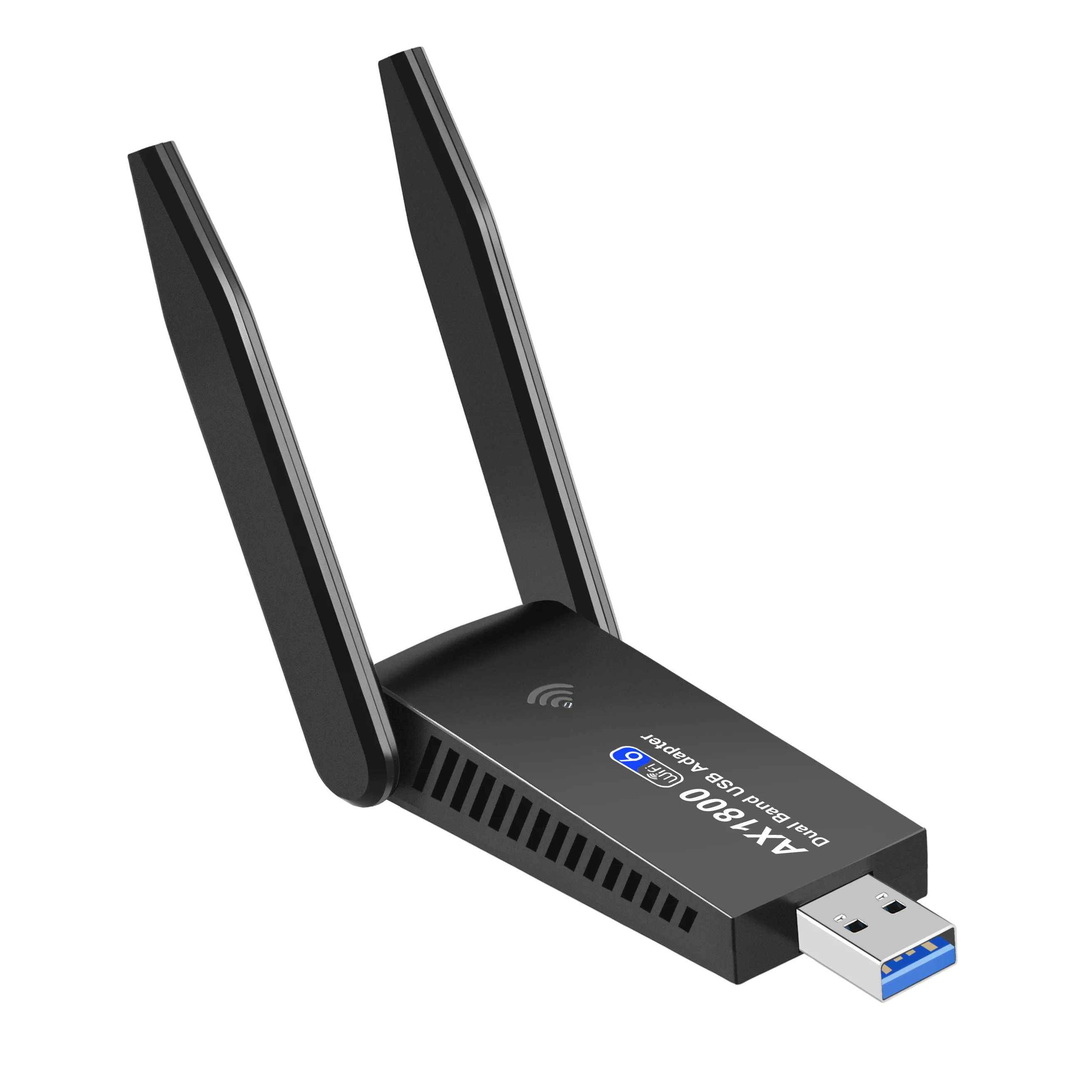 1800Mbps High Speed 802.11AX WiFi6 USB3.0 WiFi 6 Wireless USB WiFi Adapter Dual External Antenna