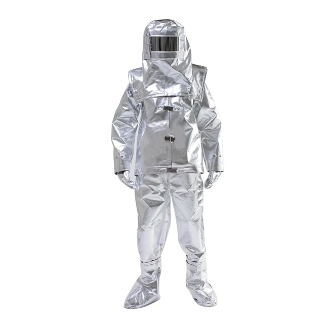 Aluminized Flame Resistant Suit Fire Protection Smelting Suit