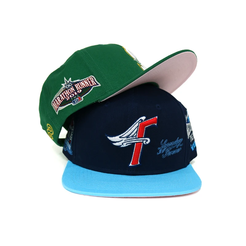 wholesale high quality new design fashion boys 6 panel snapback hat cap with custom embroidery logo