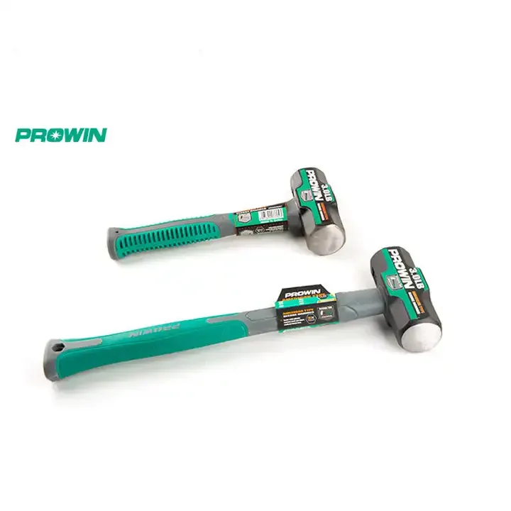 Prowin Professional Custom High Carbon Steel Double Headed Sledge Hammer With Fiberglass Handle