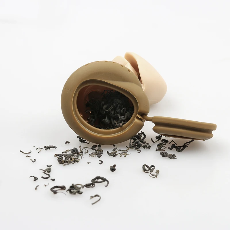 Tea Set Accessories Creative Poop Shape Coffee Filter Reusable Teapot Diffuser Strainer 1PC Silicone Tea Filter