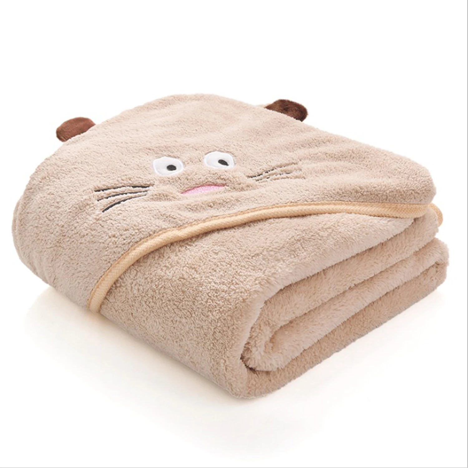 
wholesale microfiber drying baby hooded surf towel poncho 