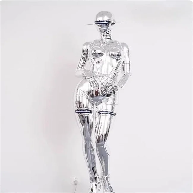 JYLIGHTING Design Fashion Chrome LED Decorative Light Mannequin Light Indoor and Outdoor