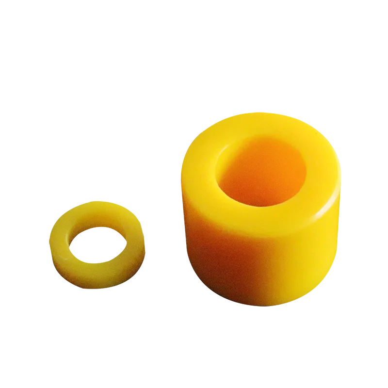 OEM yellow wear-resistant rubber polyurethane PU automobile bushing sleeve for automobile machinery and equipment