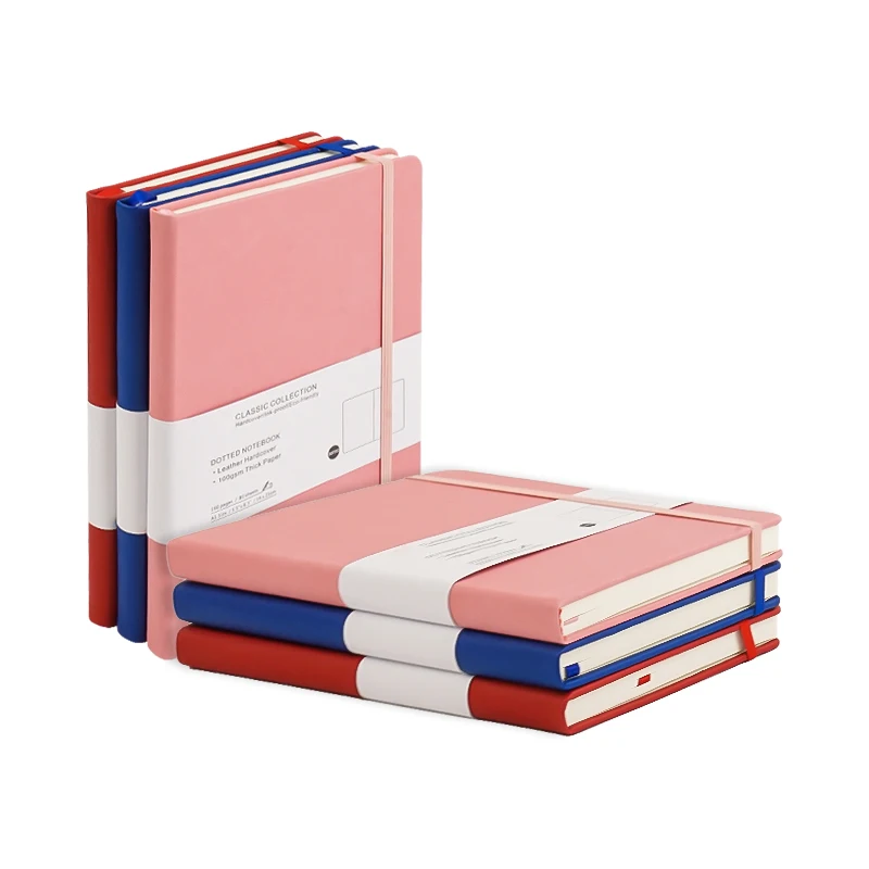 a5 pu leather personalized planners and bullet customised personalized  notebooks with elastic band