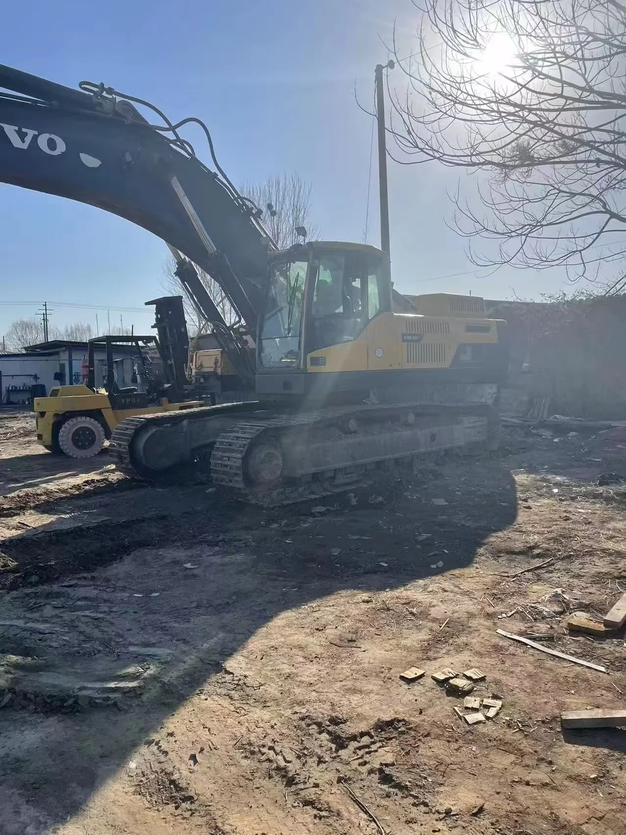 Volvo 480 Dl 50 ton excavator ec 480d in good condition affordable price 100% original second-hand engine quality digging tool